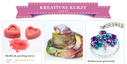 kreativne kurzy februar