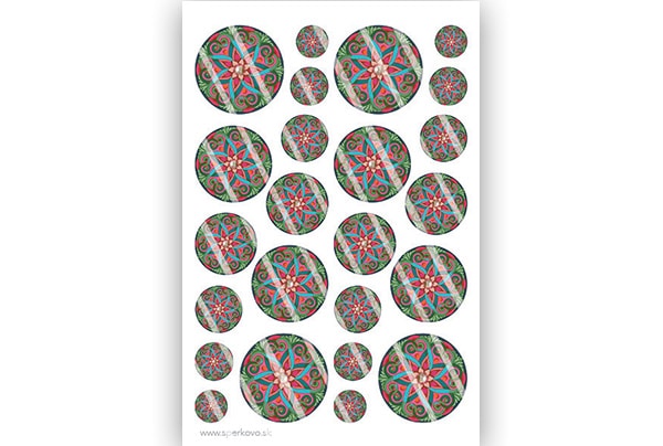 graficke motivy na zivicove sperky mandala kvet