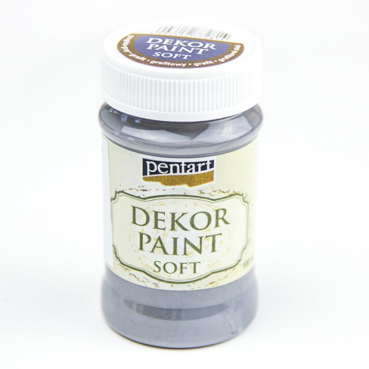 Akrylová farba Decor Paint grafitová