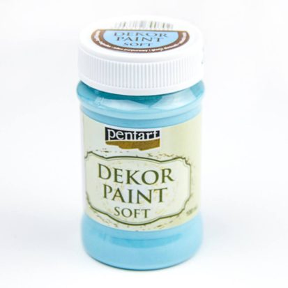akrylova farba decor paint nebeska modra