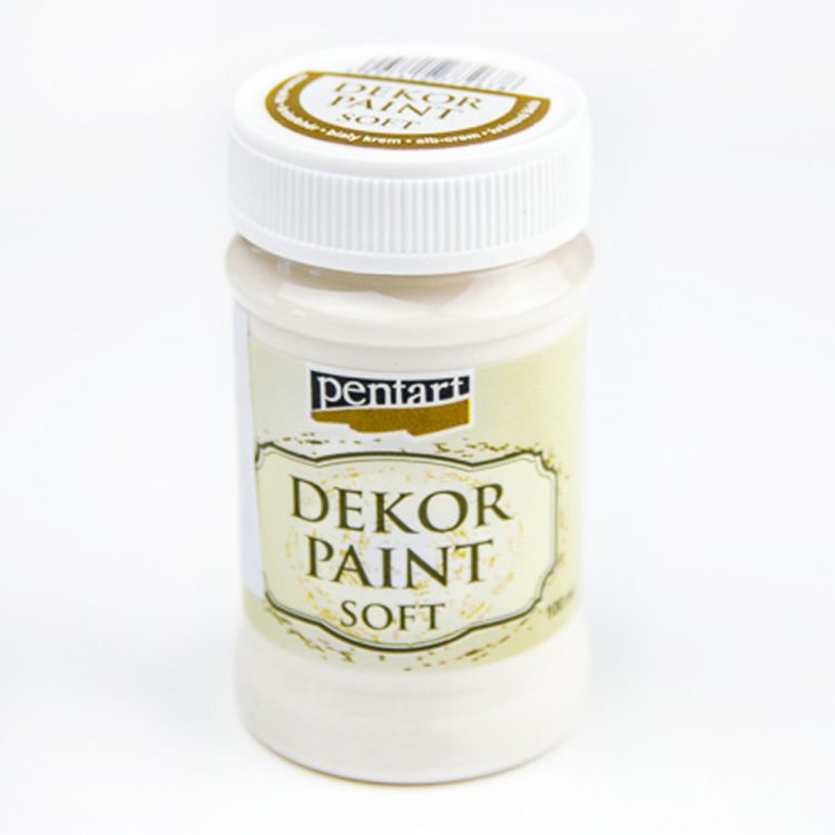 Akrylová farba na dekupáž Decor Paint škrupinkovo biela