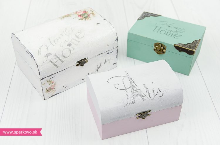 Transfer gel na drevo postup decoupage krabičky