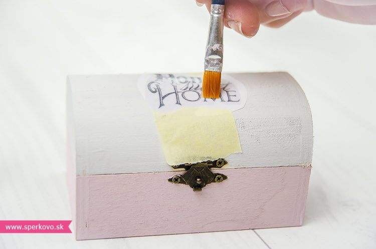 Transfer gel na drevo postup
