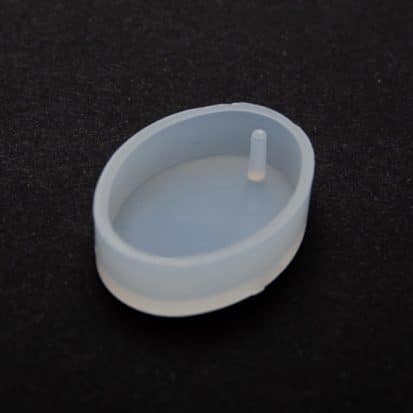 Silikónová forma na šperky ovál 28 x 21 x 7 mm