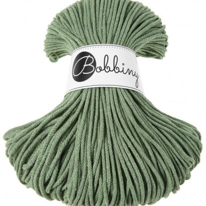 Špagát Bobbiny Junior 3 mm Eucalyptus green