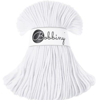 Špagát Bobbiny Junior 3 mm White