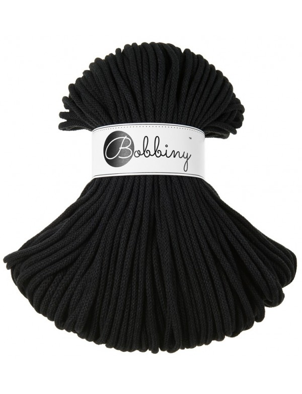 Špagát Bobbiny Premium 5 mm Black 2 Špagát Bobbiny Premium 5 mm Black