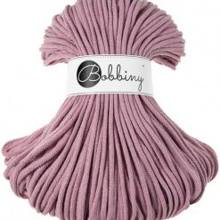 Špagát Bobbiny Premium 5 mm Dusty pink