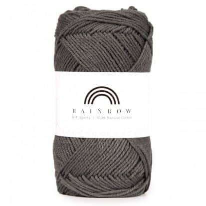 Vlna na háčkovanie Rainbow Dark Grey 011