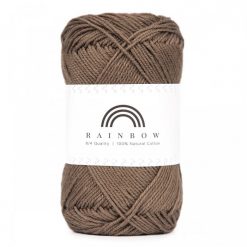 Vlna na háčkovanie Rainbow Grey Brown 005