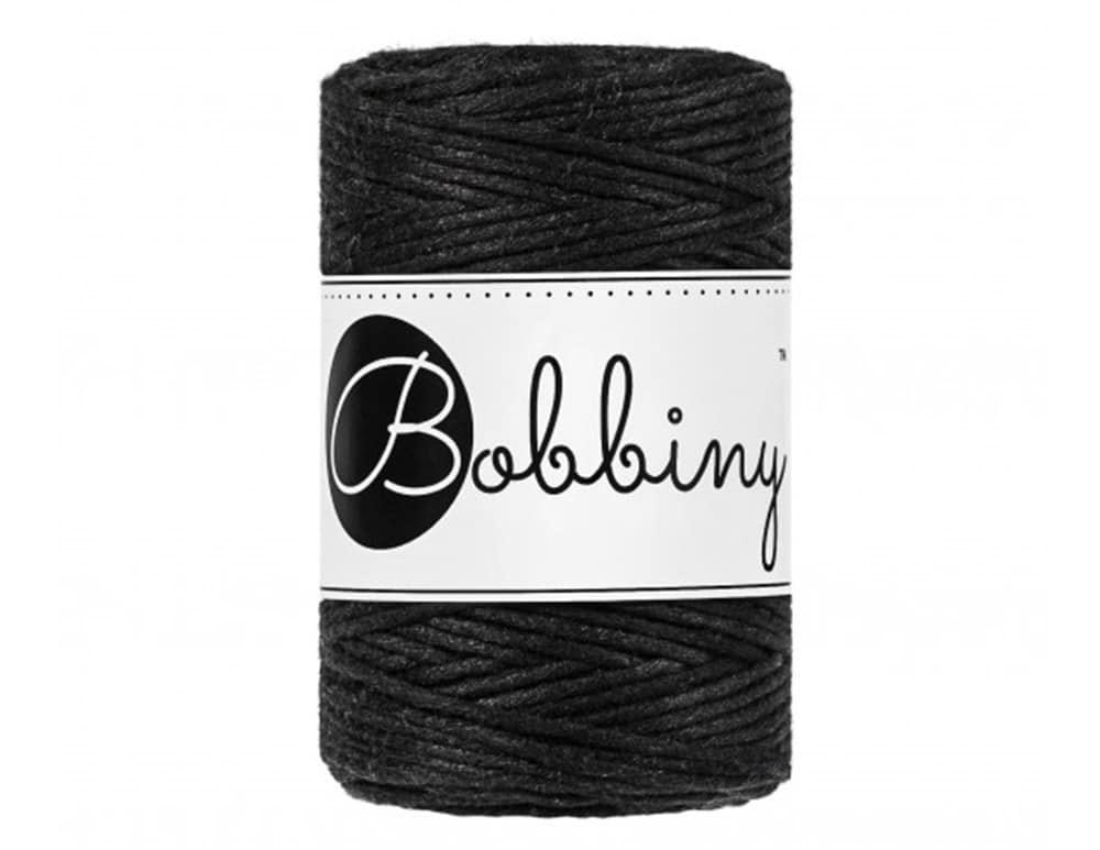 Špagát Macrame Baby Black 1 Špagát Macrame Baby Black