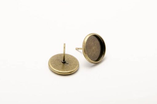 Napichovacie náušnice bronzové 12 mm