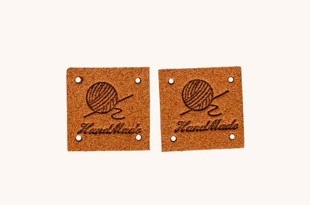 Kožený štítok Handmade variant 5