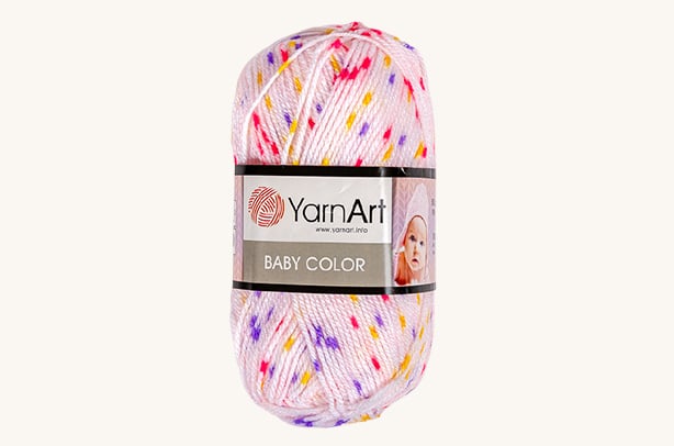 Vlna YarnArt Baby color fialová