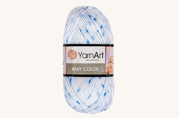 Vlna YarnArt Baby color modrá