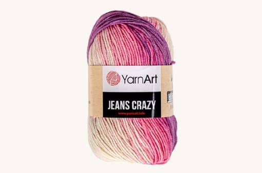 Vlna YarnArt Jeans Crazy 8206