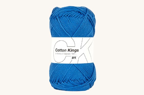 100 % vlna Cotton Kings Bright Blue 27