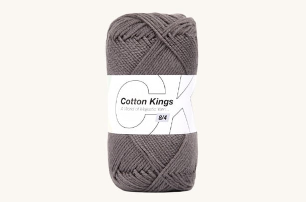 100 % vlna Cotton Kings Dark Grey 37