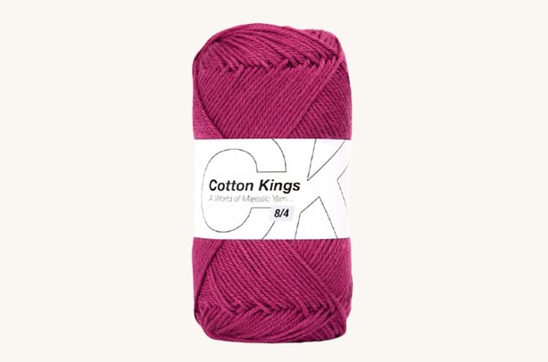 100 % vlna Cotton Kings Dark Pink 32