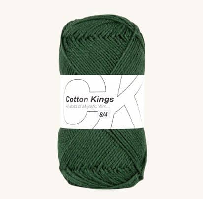 100 % vlna Cotton Kings Hunter Green 25