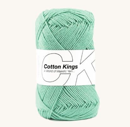 100 % vlna Cotton Kings Light Green 22