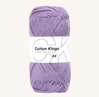 100 % vlna Cotton Kings Lilac 30