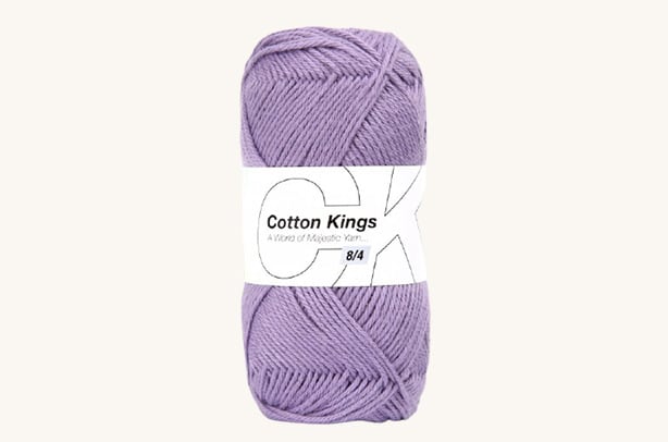 100 % vlna Cotton Kings Lilac 30