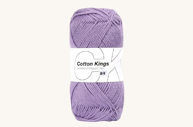 100 % vlna Cotton Kings Lilac 30