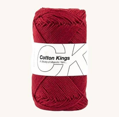 100 % vlna Cotton Kings Red 10