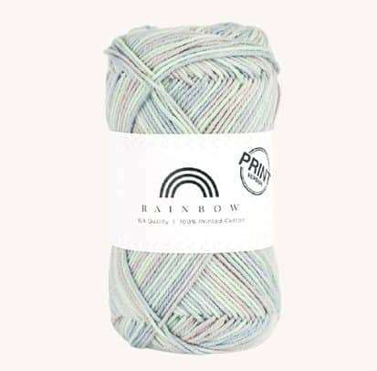 Vlna na háčkovanie Rainbow Cotton Print Alexandra 10