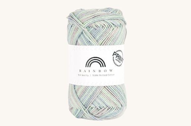 Vlna na háčkovanie Rainbow Cotton Print Alexandra 10