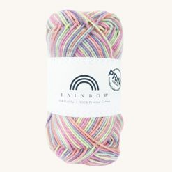 Vlna na háčkovanie Rainbow Cotton Print Camilla 16