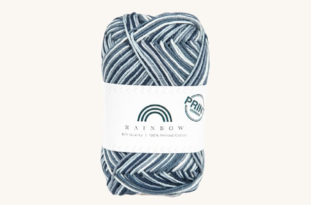 Vlna na háčkovanie Rainbow Cotton Print Carina 03