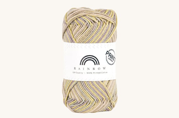 Vlna na háčkovanie Rainbow Cotton Print Eva 19