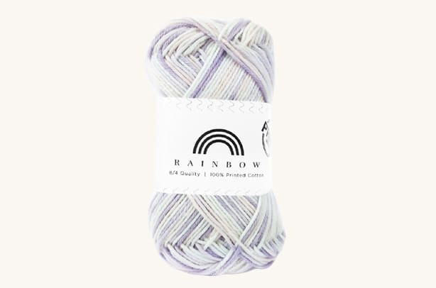 Vlna na háčkovanie Rainbow Cotton Print Kristine 14