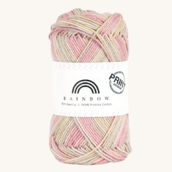 Vlna na háčkovanie Rainbow Cotton Print Saga 18