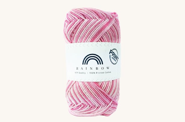 Vlna na háčkovanie Rainbow Cotton Print Sonja 15
