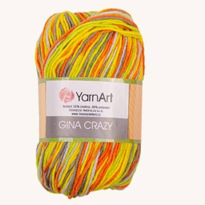 Vlna YarnArt Jeans Crazy 7201