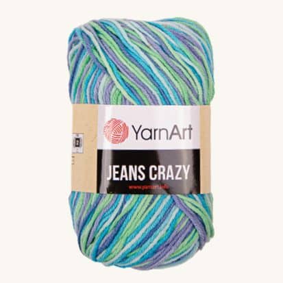 Vlna YarnArt Jeans Crazy 7204