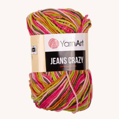 Vlna YarnArt Jeans Crazy 7206