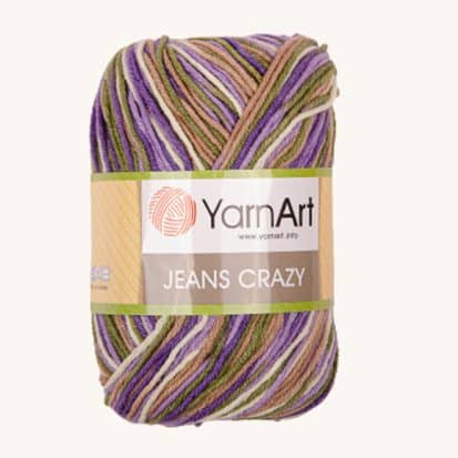 Vlna YarnArt Jeans Crazy 7207