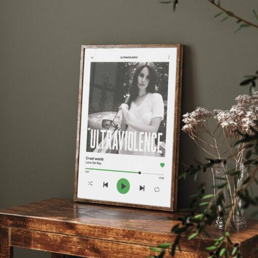 plagat v style oblubena skladba na spotify