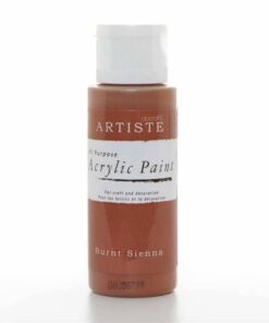 Akrylová farba Burnt Sienna