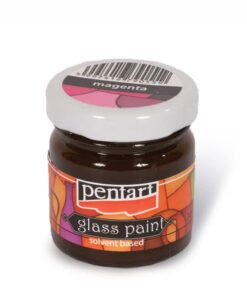 Farba na sklo Pentart modrá